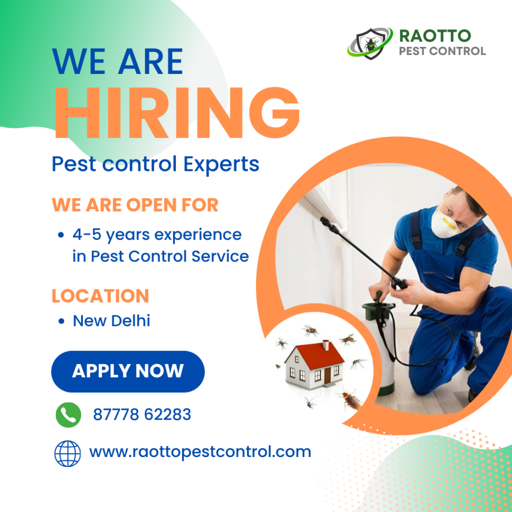 Pest control Job