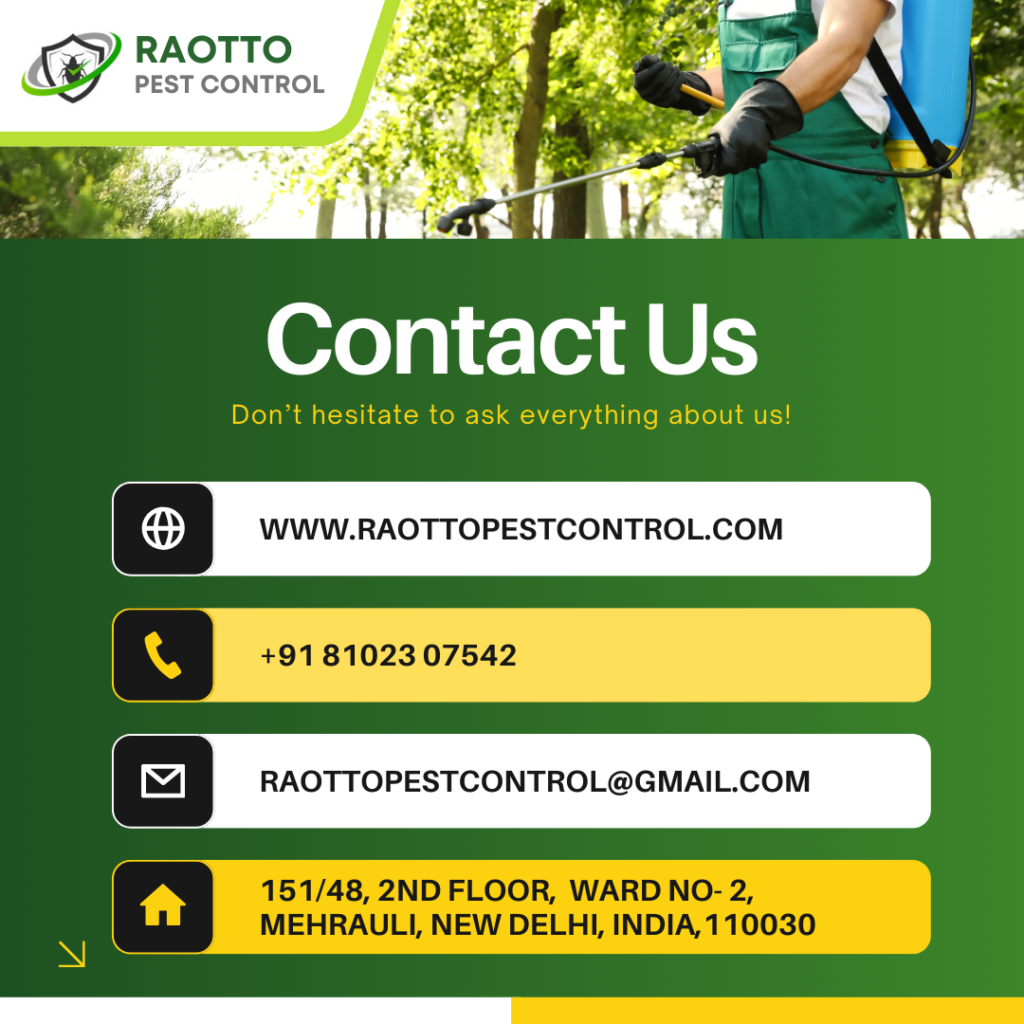 Contact Raotto Pest Control